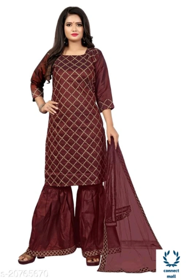 Adrika Drishya Sharara - 40, Maroon